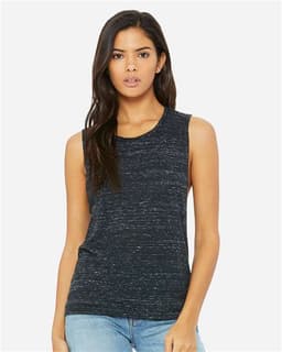 Women's Flowy Scoop Muscle Tank view 4