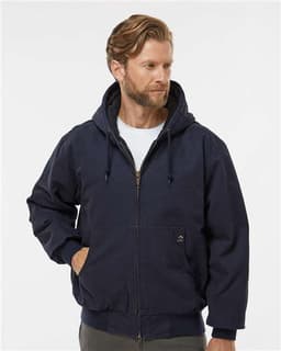 Men's Cheyenne Boulder Cloth™ Hooded Jacket with Tricot Quilt Lining view 4