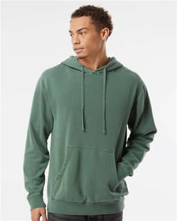 Unisex Midweight Pigment-Dyed Hooded Sweatshirt view 4