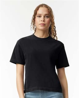 Women's Garment-Dyed Heavyweight Boxy T-Shirt view 4