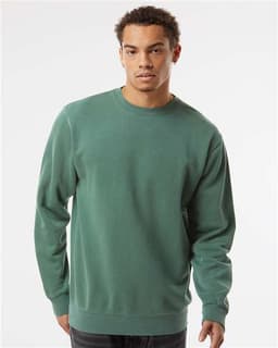 Unisex Midweight Pigment-Dyed Crewneck Sweatshirt view 4