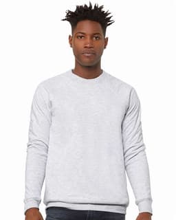 Unisex Sponge Fleece Raglan Crewneck Sweatshirt view 4