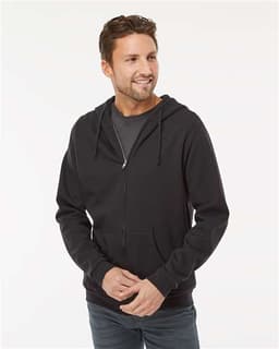 Unisex Zipper Fleece Hoodie view 4