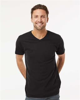 Deluxe Blend V-Neck T-Shirt view 4
