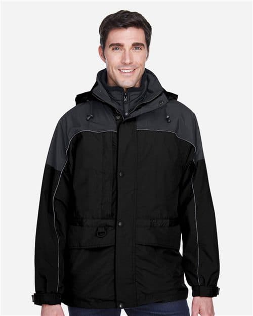 Men's 3-in-1 Two-Tone Parka