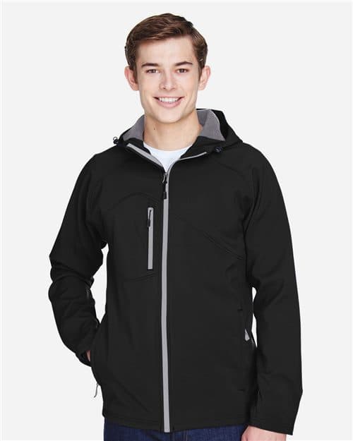 Men's Prospect Two-Layer Fleece Bonded Soft Shell Hooded Jacket