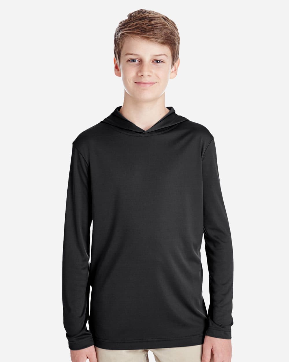 Youth Zone Performance Hooded Long Sleeve T-Shirt