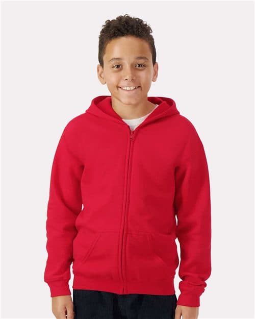 Youth Heavy Blend™ Full-Zip Hooded Sweatshirt