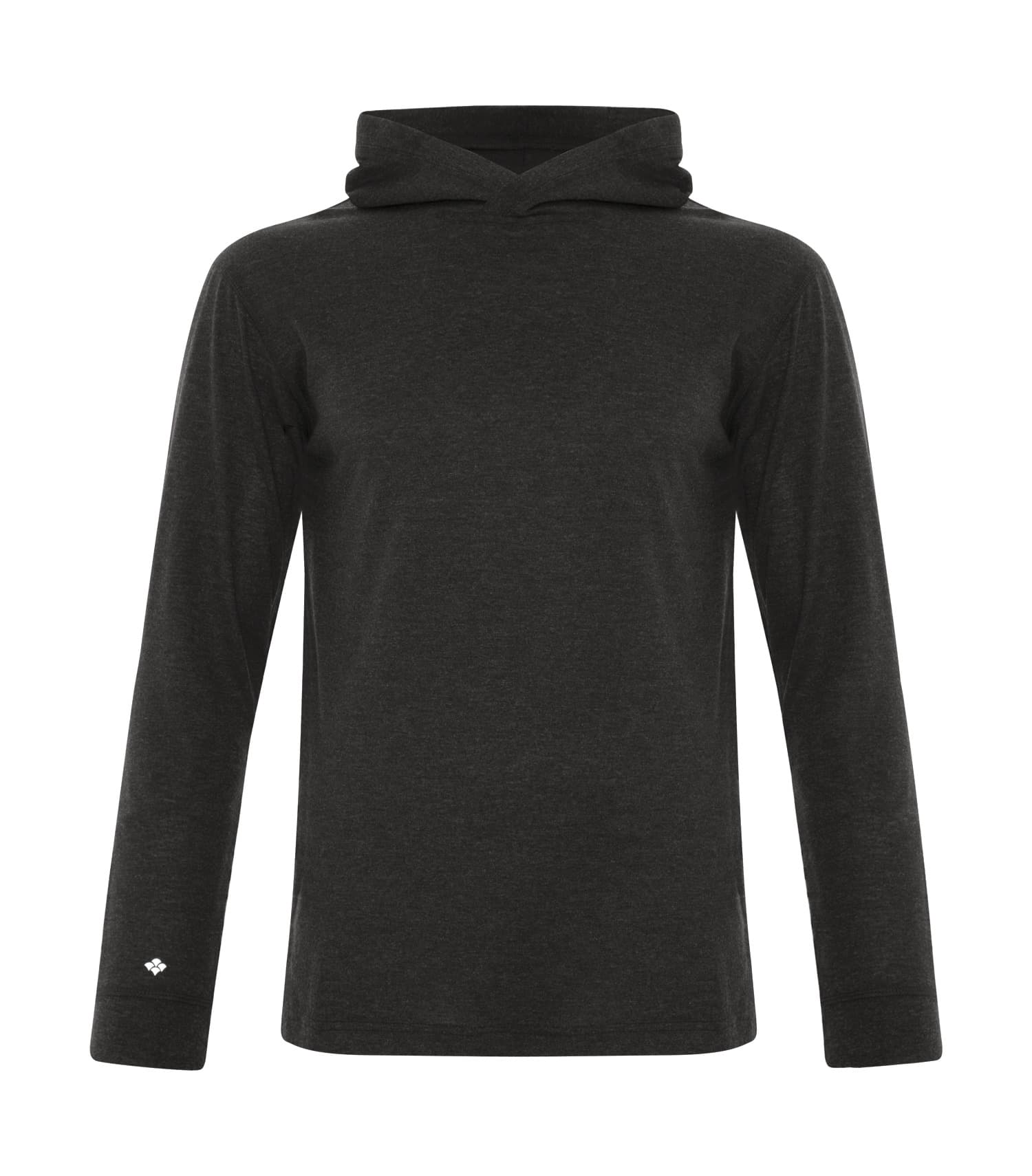 DISCONTINUED KOI® TRIBLEND LONG SLEEVE HOODED TEE