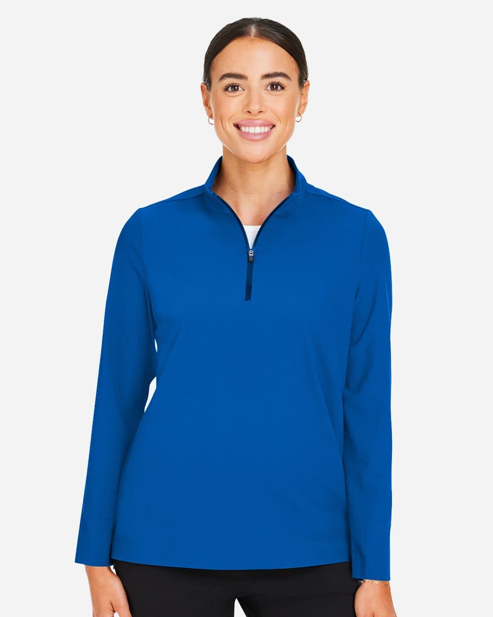 Women's CrownLux Performance® Windsor Welded Quarter-Zip Pullover