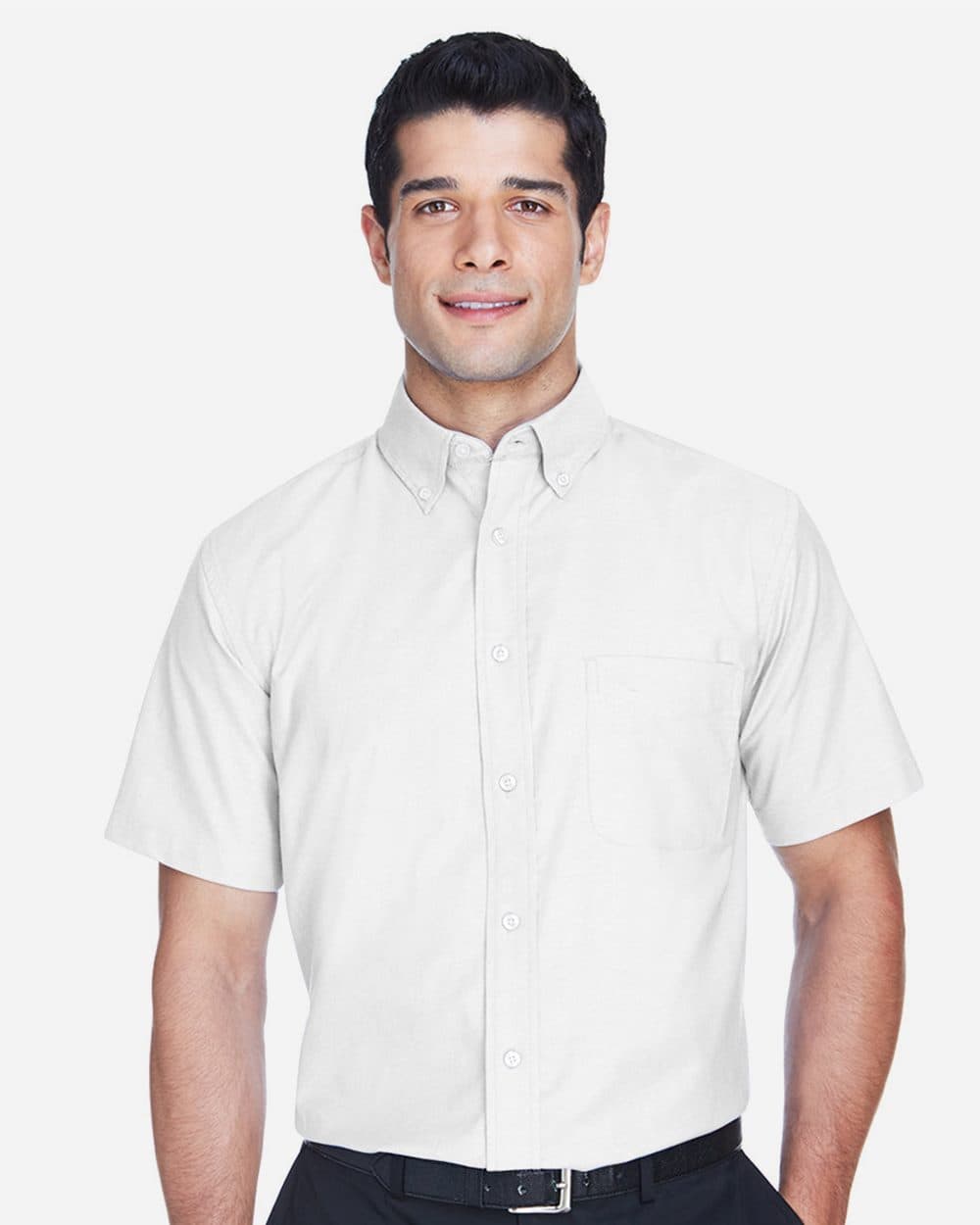 Men's Oxford Short Sleeve with Stain-Release