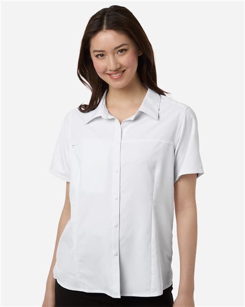 Women's UltraUVP Shoreline Short Sleeve Staff Shirt
